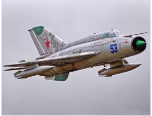 Freewing Mig-21 Silver 80mm 9 Blade EDF Jet 6S Inrunner PNP Version